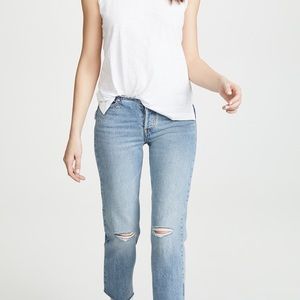 Madewell tank teal blue